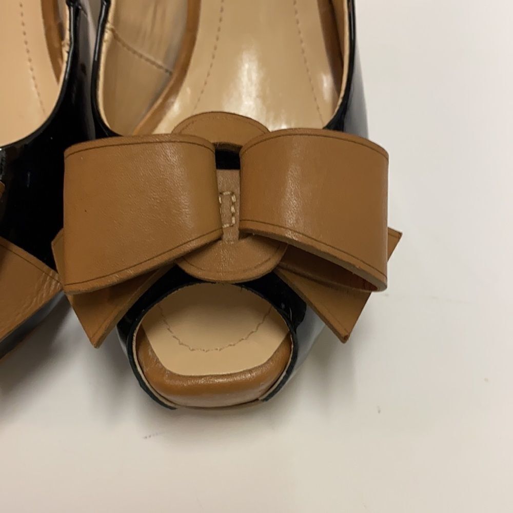 Bruno Menegatti Patent‎ Leather Platform Heels Size 7 A9 - Picture 4 of 8